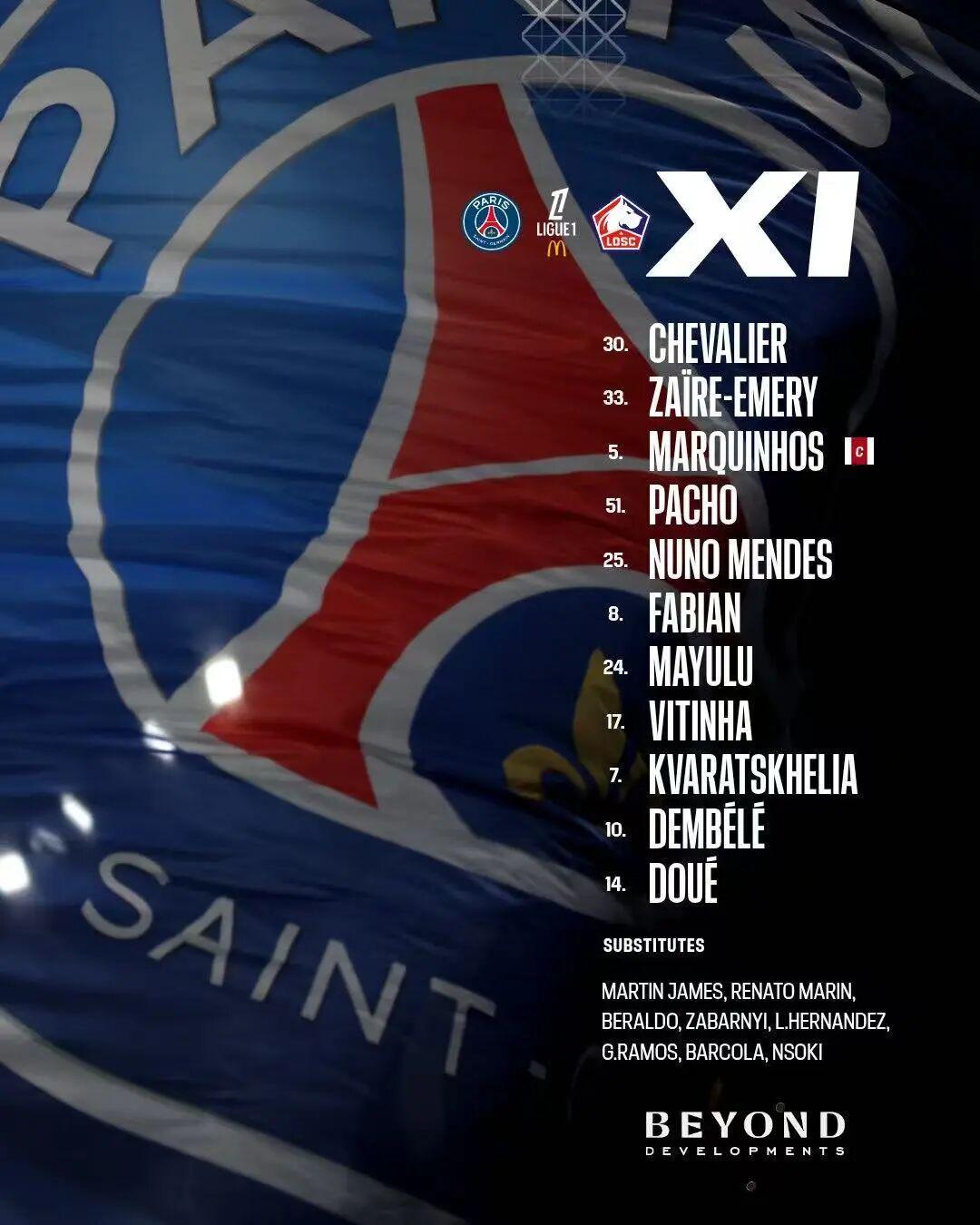 主场大胜里尔！恩里克主教练收获执教PSG百胜！