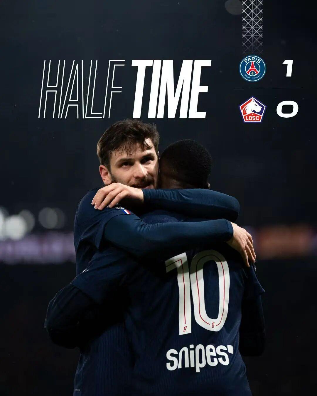 主场大胜里尔！恩里克主教练收获执教PSG百胜！